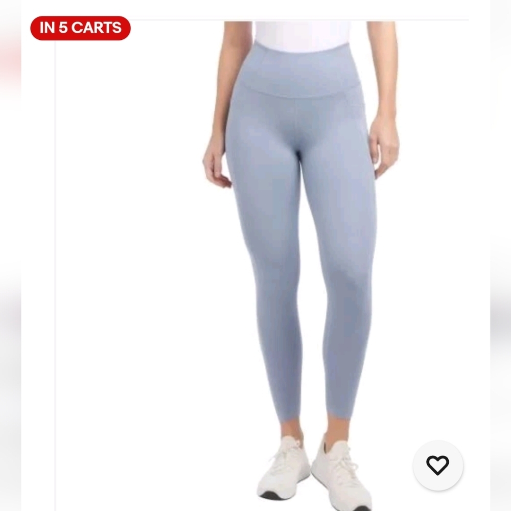 NWT Danskin High Rise Brushed‎ Legging Blue(Nebula)